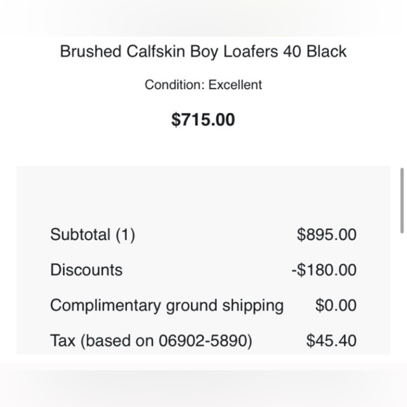 Salvatore Ferragamo mens Dress Slip On Loafers black w/ Silver logo 8 (wide) - Picture 8 of 10